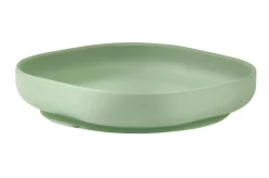 BÉABA Couverts, Vaisselle Et Bavoirs>Assiette Silicone Ventouse Sage Green