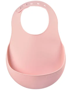 BÉABA Couverts, Vaisselle Et Bavoirs>Bavoir Silicone Old Pink