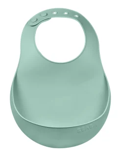 BÉABA Couverts, Vaisselle Et Bavoirs>Bavoir Silicone Sage Green