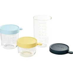 BÉABA Goûter Sain>Coffret 3 Portions Verre 150Ml /250Ml /400Ml