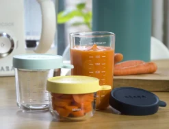 BÉABA Goûter Sain>Coffret 3 Portions Verre 150Ml /250Ml /400Ml