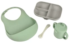 BÉABA Goûter Sain>Coffret Repas Les Essentiels Grey / Sage Green