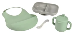 BÉABA Goûter Sain>Coffret Repas Les Essentiels Grey / Sage Green