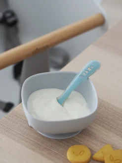 BÉABA Couverts, Vaisselle Et Bavoirs>Cuillere 2Eme Age Silicone Blue