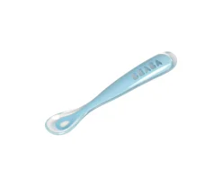 BÉABA Couverts, Vaisselle Et Bavoirs>Cuillere 1Er Age Silicone Blue