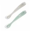 BÉABA Couverts, Vaisselle Et Bavoirs>Lot De 2 Cuilleres 1Er Age Silicone Avec Boite De Transport