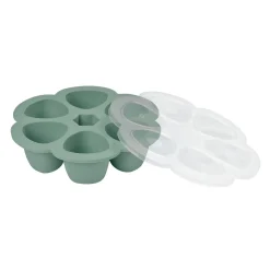 BÉABA Pots De Conservation>Multiportions Silicone 6 X 150 Ml Sage Green