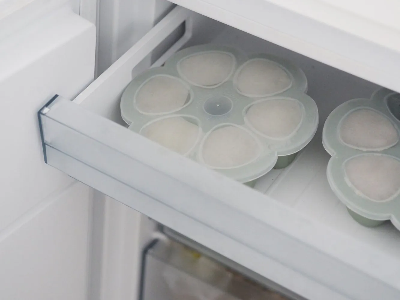 BÉABA Pots De Conservation>Multiportions Silicone 6 X 150 Ml Sage Green