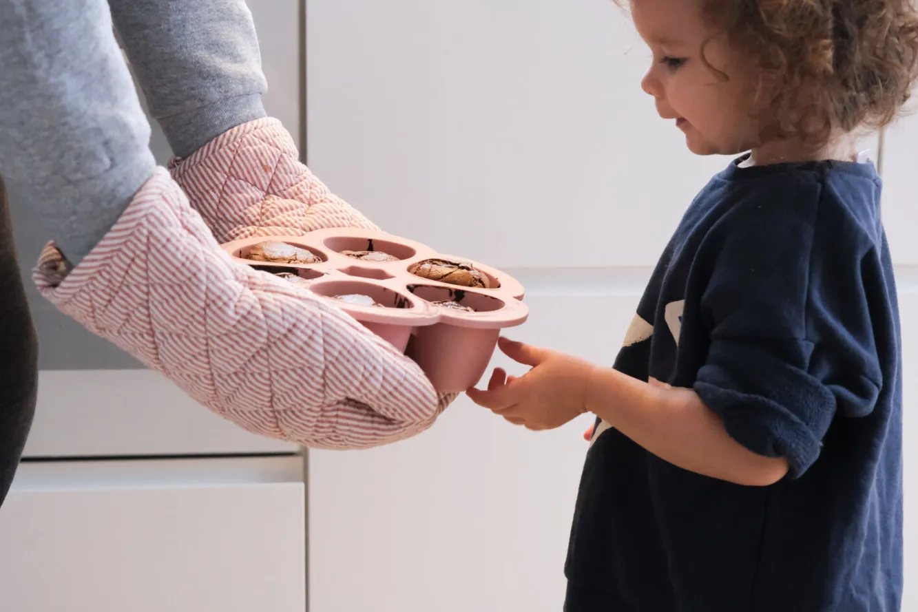 BÉABA Pots De Conservation>Multiportions Silicone 6*90Ml Old Pink