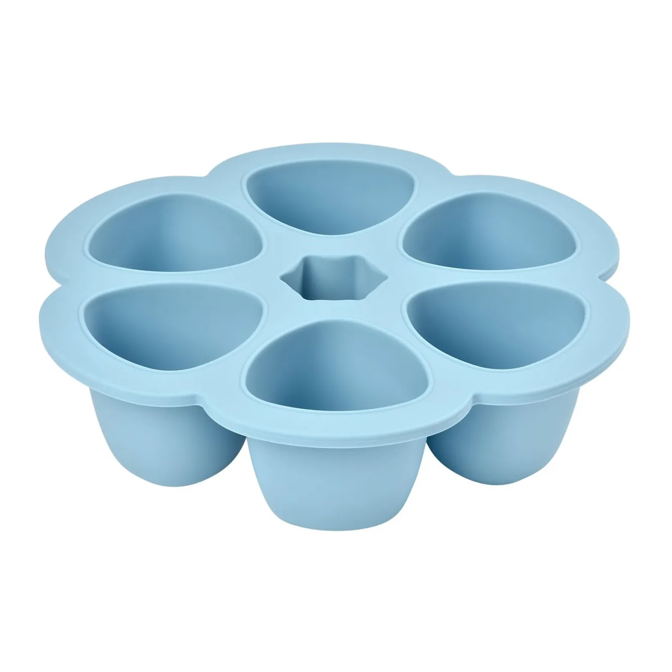 BÉABA Pots De Conservation>Multiportions Silicone 6*150Ml Windy-Blue