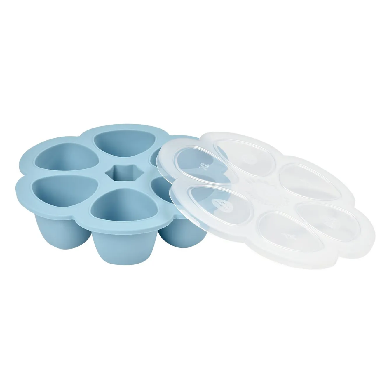 BÉABA Pots De Conservation>Multiportions Silicone 6*150Ml Windy-Blue