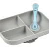 BÉABA Couverts, Vaisselle Et Bavoirs>Set Repas Silicone Avec Ventouse Grey