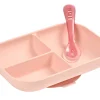 BÉABA Couverts, Vaisselle Et Bavoirs>Set Repas Silicone Avec Ventouse Pink