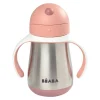 BÉABA Couverts, Vaisselle Et Bavoirs>Tasse Paille Inox 250 Ml Old Pink