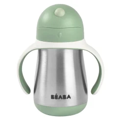 BÉABA Couverts, Vaisselle Et Bavoirs>Tasse Paille Inox 250 Ml Sage Green