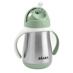 BÉABA Couverts, Vaisselle Et Bavoirs>Tasse Paille Inox 250 Ml Sage Green