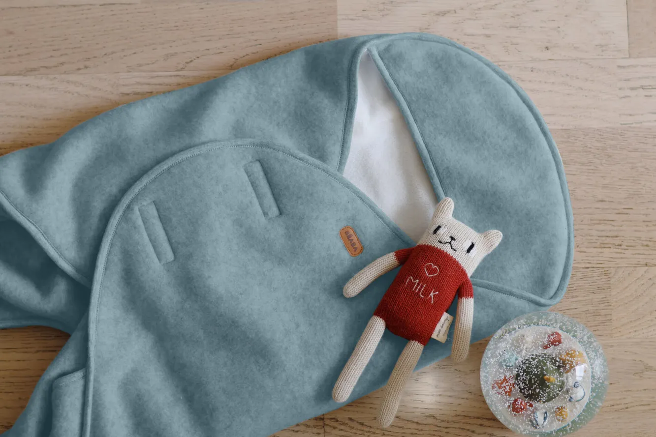 Babynomade® Double Polaire Baltic Blue*BÉABA Best