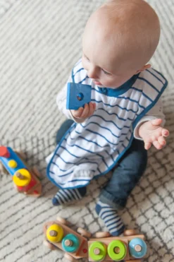 Bavoir Coton Stripes*BÉABA Outlet