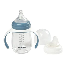 Biberon D'Apprentissage 2 En 1 210 Ml Windy Blue*BÉABA Sale