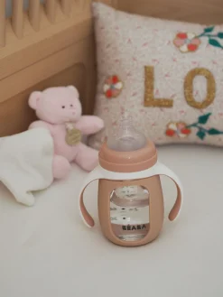 Biberon Verre D'Apprentissage 210 Ml Old Pink*BÉABA Clearance