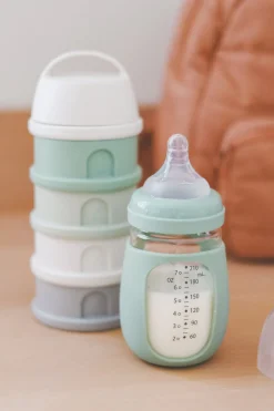 Boite Doseuse 4 Compartiments Cotton / Sage Green*BÉABA Sale