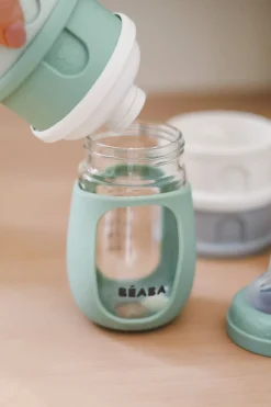 Boite Doseuse 4 Compartiments Cotton / Sage Green*BÉABA Sale