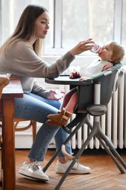 Chaise Haute Evolutive Up & Down Dark Grey*BÉABA Clearance