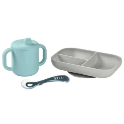Coffret D'Apprentissage Silicone + Tasse Blue*BÉABA Best