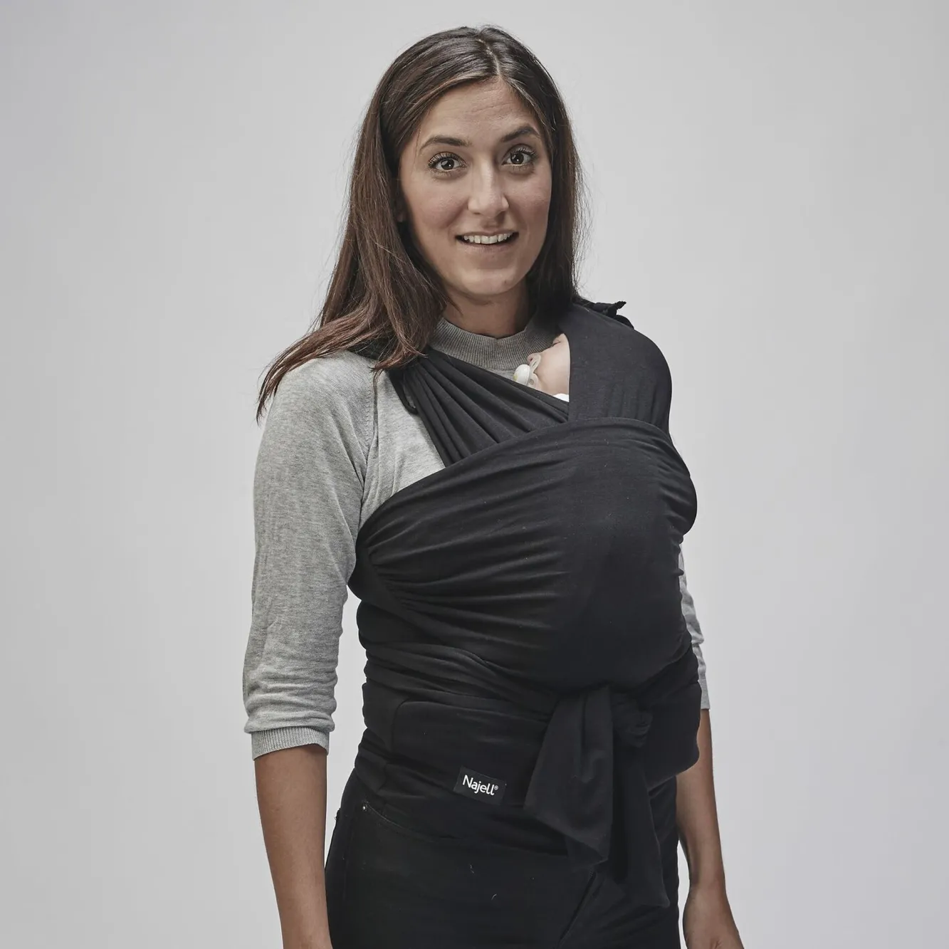 Echarpe De Portage Najell X Beaba Black S/M*BÉABA Online