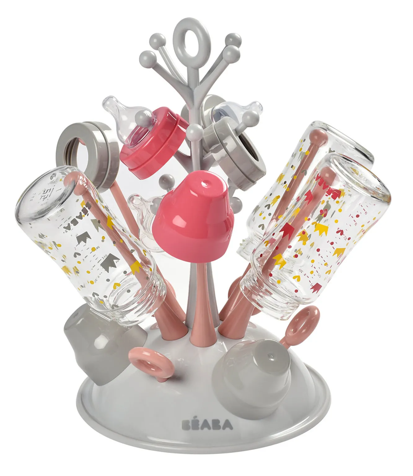 Egoutte-Biberons Arbre Pink*BÉABA Outlet