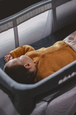 Lit Parapluie 3 En 1 Eazy Sleep Mineral Grey*BÉABA Outlet