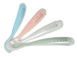 Lot 4 Cuilleres 1Er Age Silicone Eucaplyptus*BÉABA Outlet