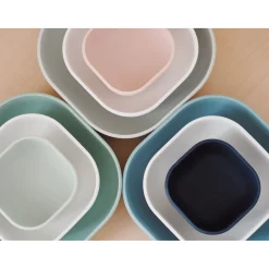 Lot De 3 Bols Silicone Gigogne Sage Green*BÉABA Outlet