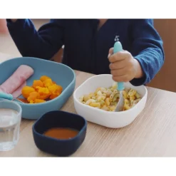 Lot De 3 Bols Silicone Gigogne Night Blue*BÉABA Discount