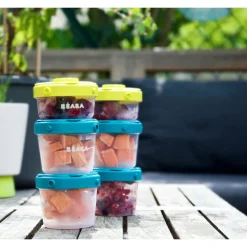 Lot De 6 Portions Clip 1Er Age 60 Et 120 Ml Neon*BÉABA