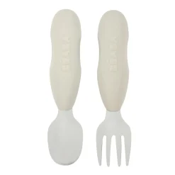 Lot De 2 Pre-Couverts Inox Velvet Grey*BÉABA Hot