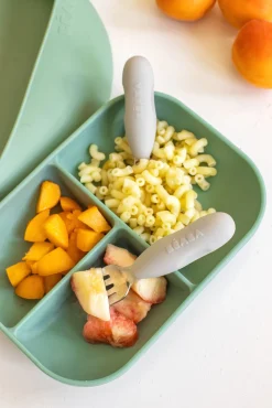 Lot De 2 Pre-Couverts Inox Velvet Grey*BÉABA Hot