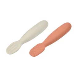Lot De 2 Pre-Cuillere Silicone Terracotta / Velvet Grey*BÉABA Outlet