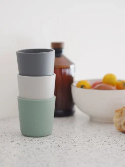 Lot De 3 Verres Silicone Velvet Grey / Sage Green*BÉABA Outlet