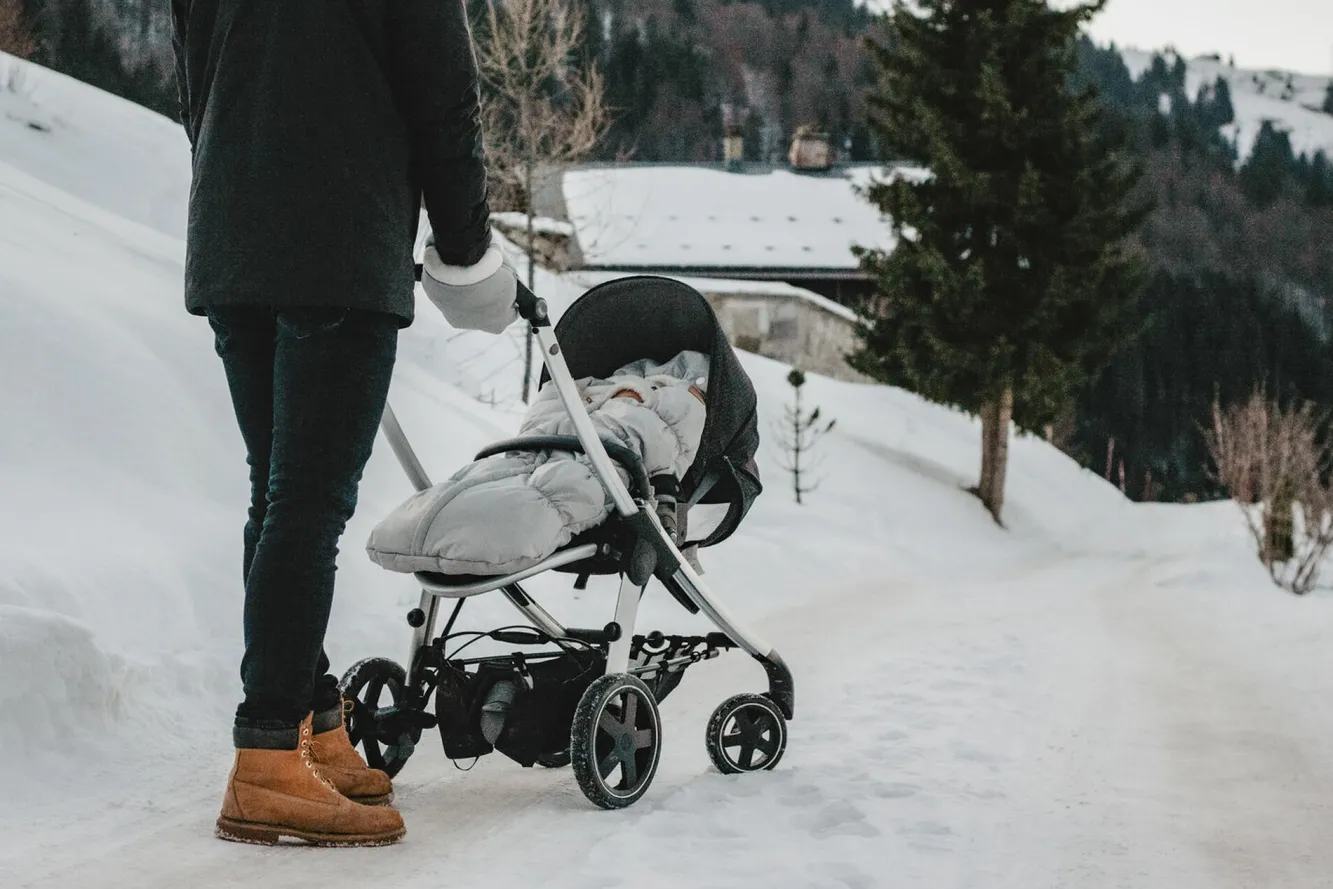 Moufles Poussette Heather Grey*BÉABA Best