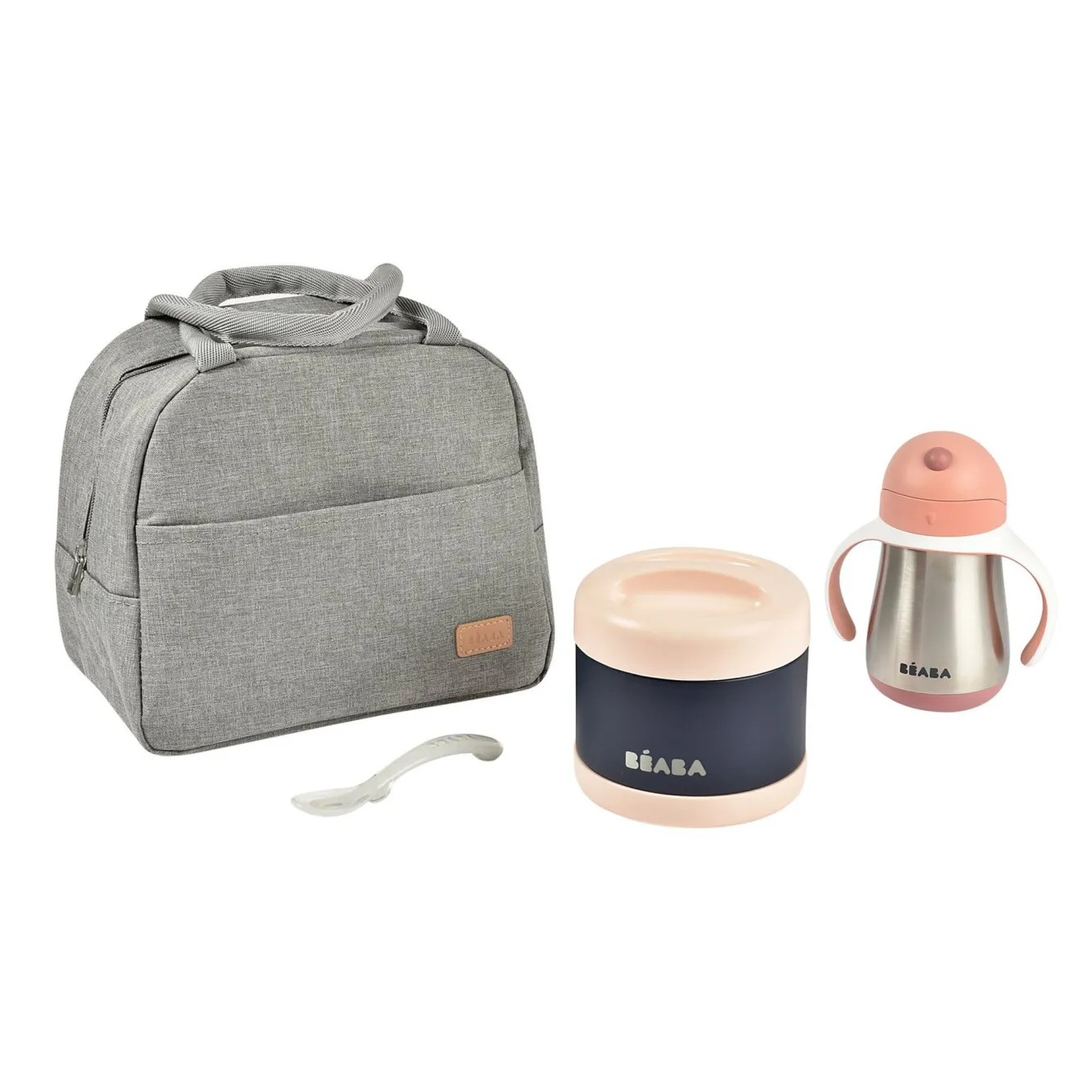 Set Repas On The Go Old Pink*BÉABA Outlet