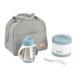 Set Repas On The Go Windy Blue*BÉABA Clearance