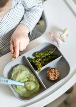 Set Repas Silicone Avec Ventouse Grey*BÉABA Discount