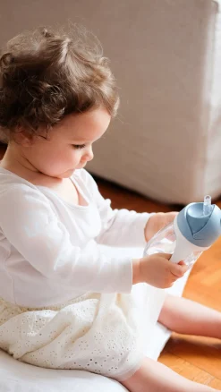 Tasse Paille 300 Ml Windy Blue*BÉABA Hot