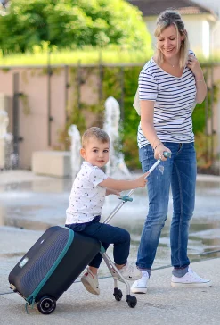 Valise Avec Assise De Voyage Luggage Eazy Green-Blue*BÉABA Best